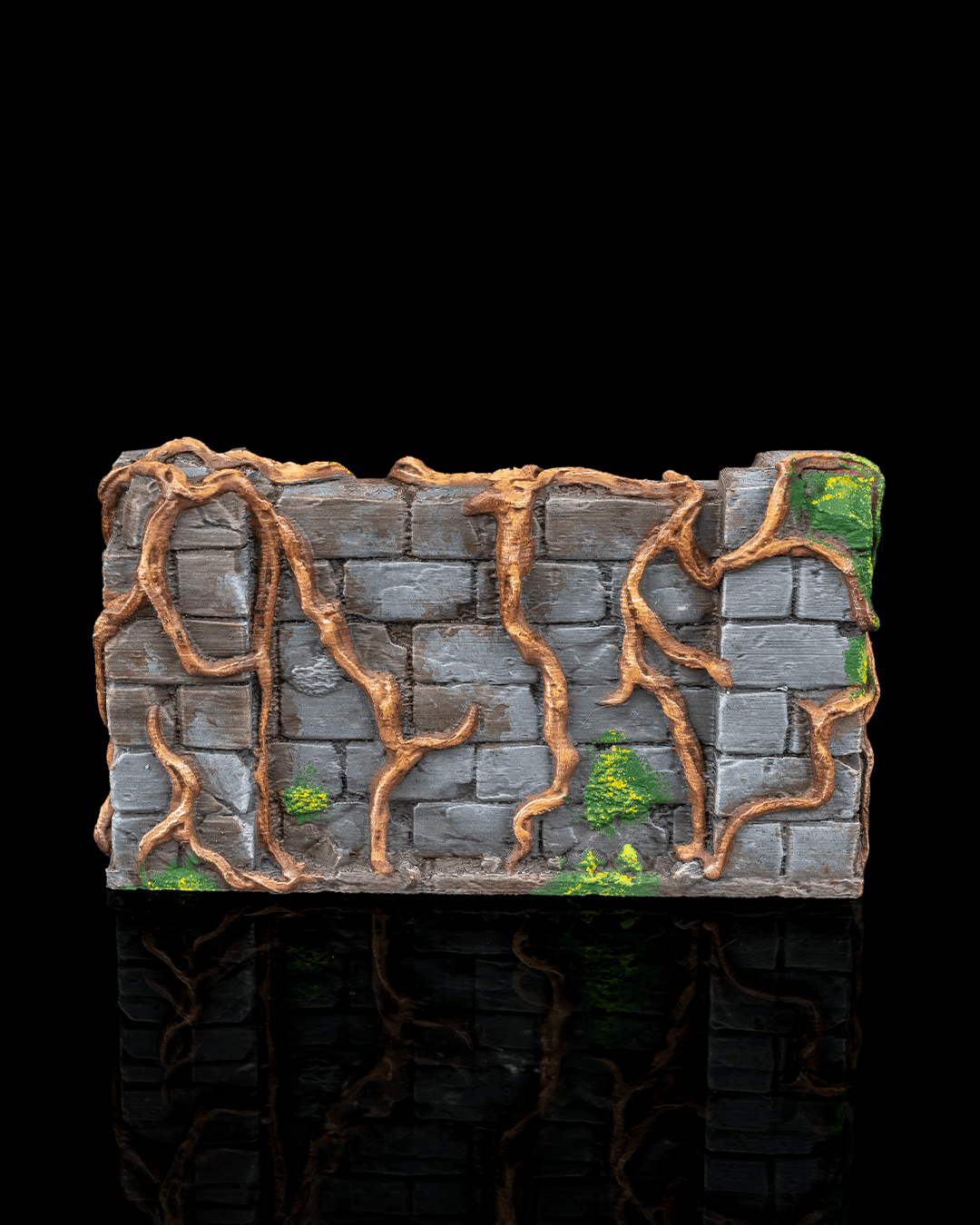 Overgeown wall duplo com janelas