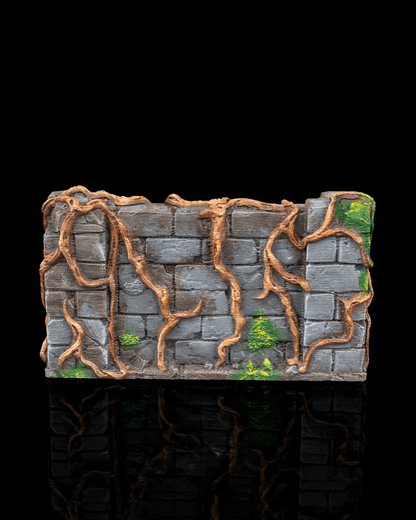 Overgeown wall duplo com janelas