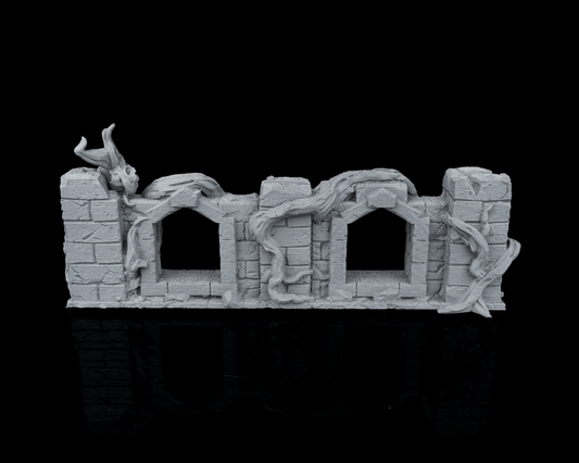 Overgrown Wall duplo com porta